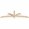 Ekena Millwork Davenport Smooth Timber Gable Bracket, Douglas Fir, 84"W x 28"H x 3 1/2"D x 3 1/2"F, 8/12 Pitch GBW084X28X0404DAV00SDF - alternate 5